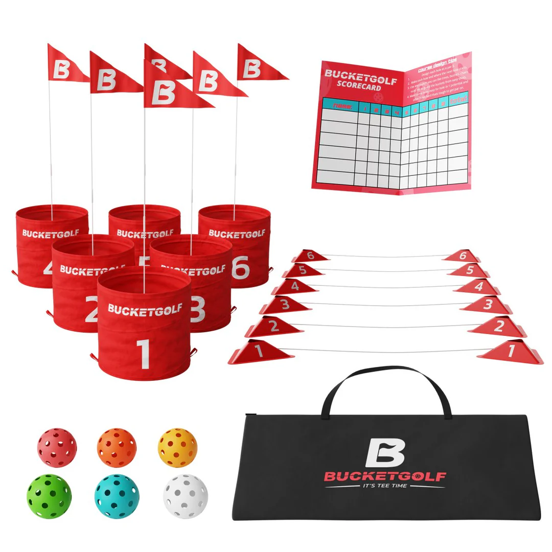 The Ultimate Backyard Golf Game for Kids and Adults - Portable 6 Hole Golf Course