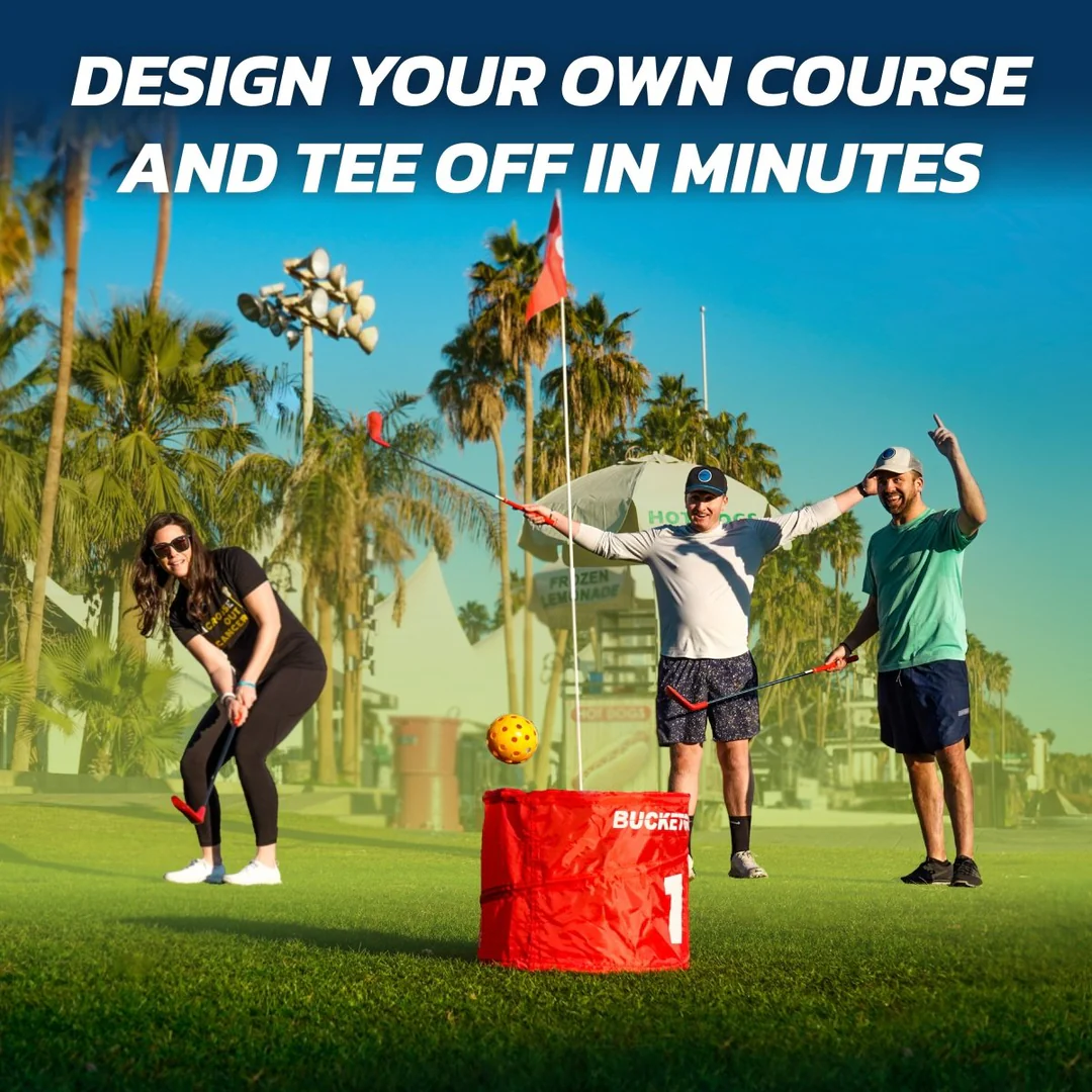 The Ultimate Backyard Golf Game for Kids and Adults - Portable 6 Hole Golf Course